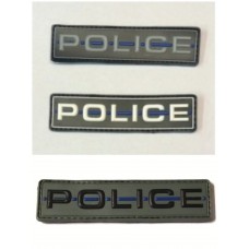 Police With Blue Line PVC Patch